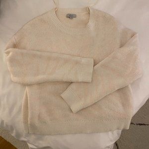 RAILS - Size XS - Chance Mixed Animal Print Cashmere Blend Sweater - Ivory